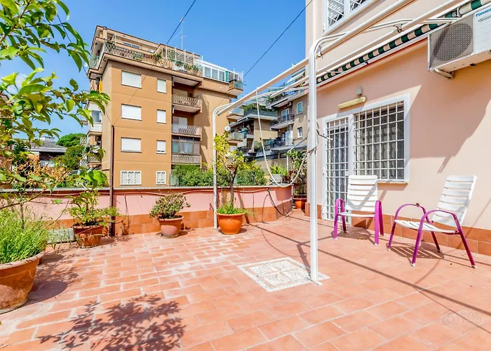 "monte Mario Alto" Raffinata Dimora Con Terrazza Apartament Rzym